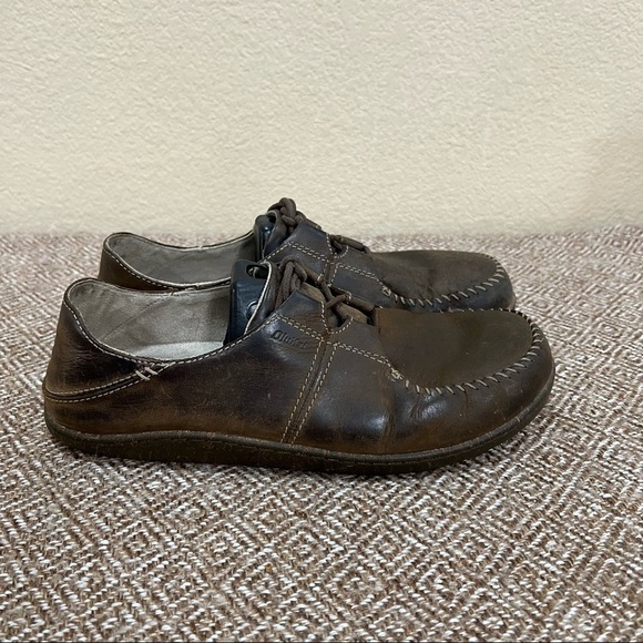 OluKai Other - OLUKAI HONUA Leather MENS US 9MEUR 42 Brown Comfort Oxford Boat Shoes Casual